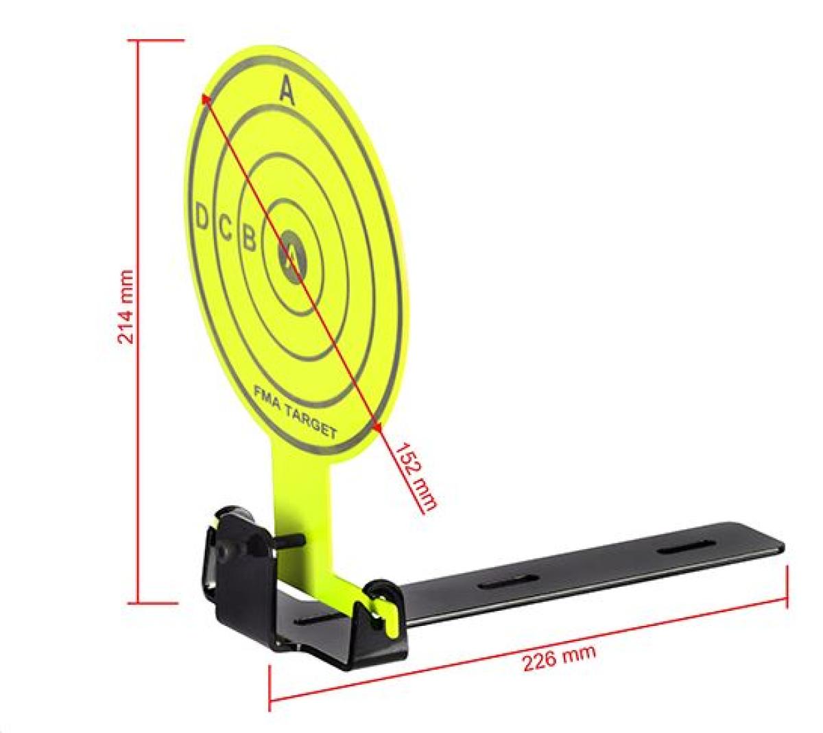 FMA Airsoft Metall Target 20x15 Yellow